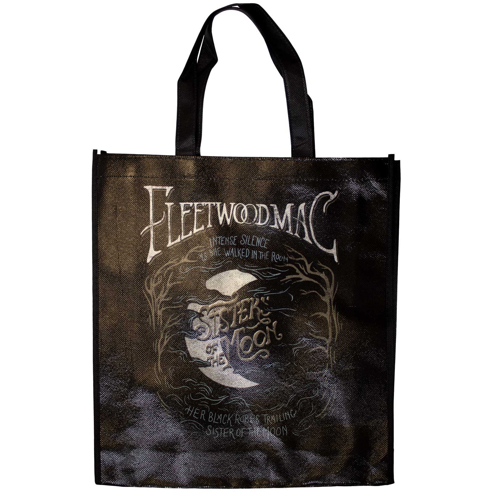 Fleetwood Mac Eco Shopper: Sisters Of The Moon (Black) (Back Print)