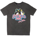 Fleetwood Mac Unisex Stone Wash T-Shirt: On Tour (Charcoal Grey)