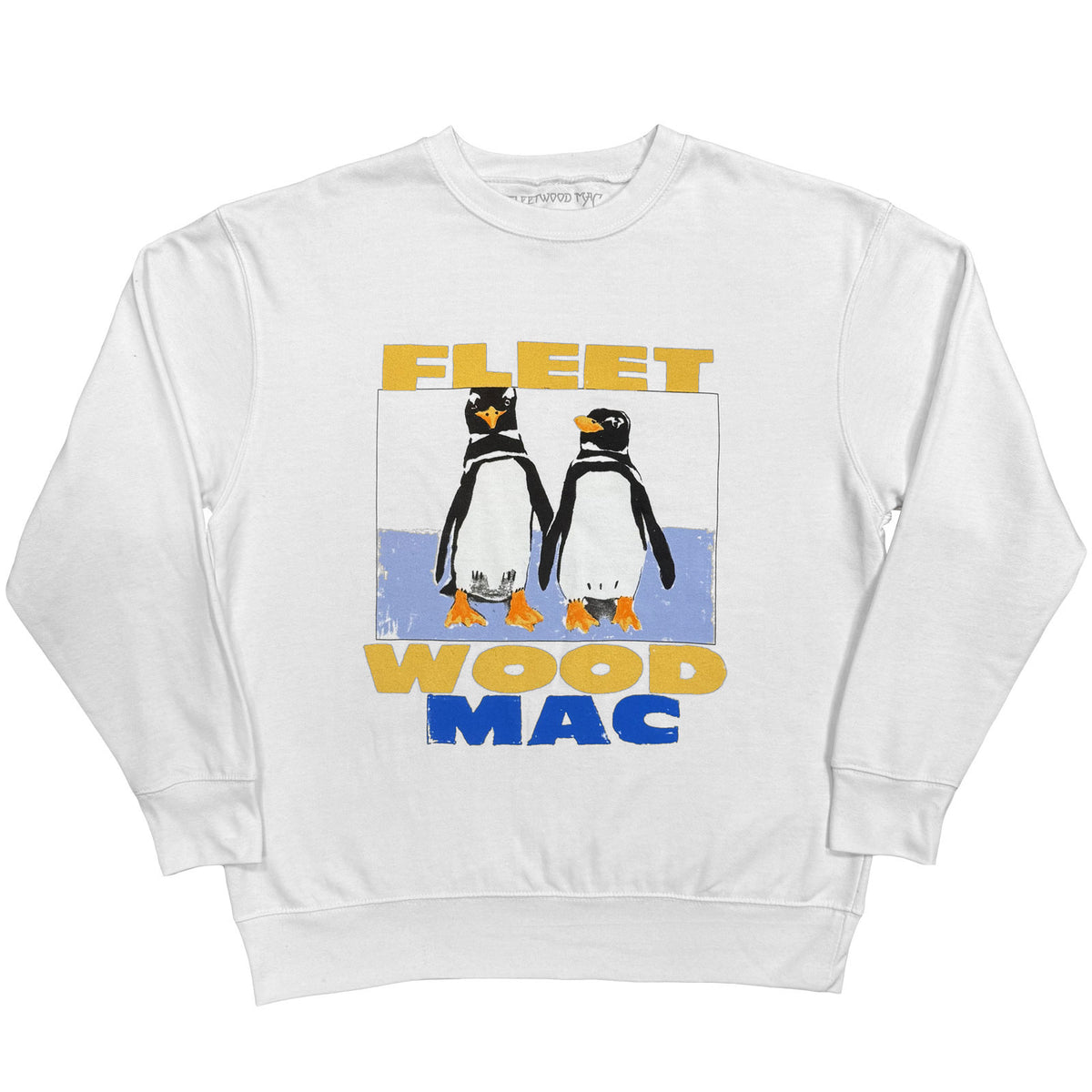 Fleetwood Mac Unisex Sweatshirt: Penguins (White)