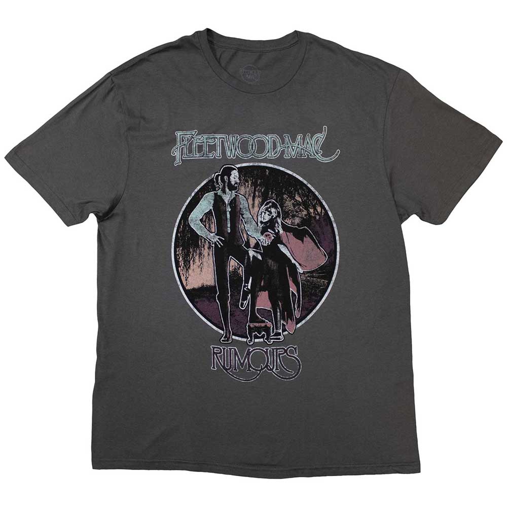 Fleetwood Mac Unisex T-Shirt: Rumours Vintage (Charcoal Grey)