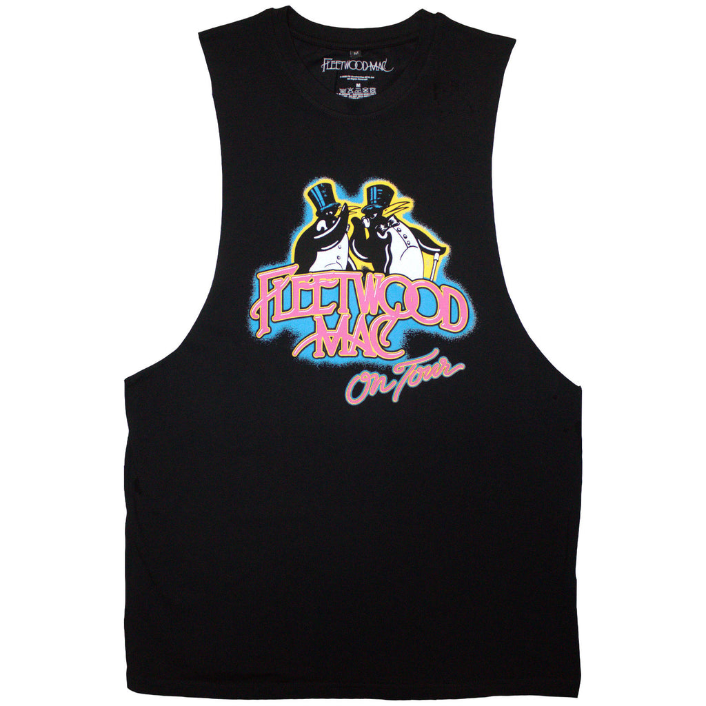 Fleetwood Mac Unisex Vest T-Shirt: On Tour (Black)