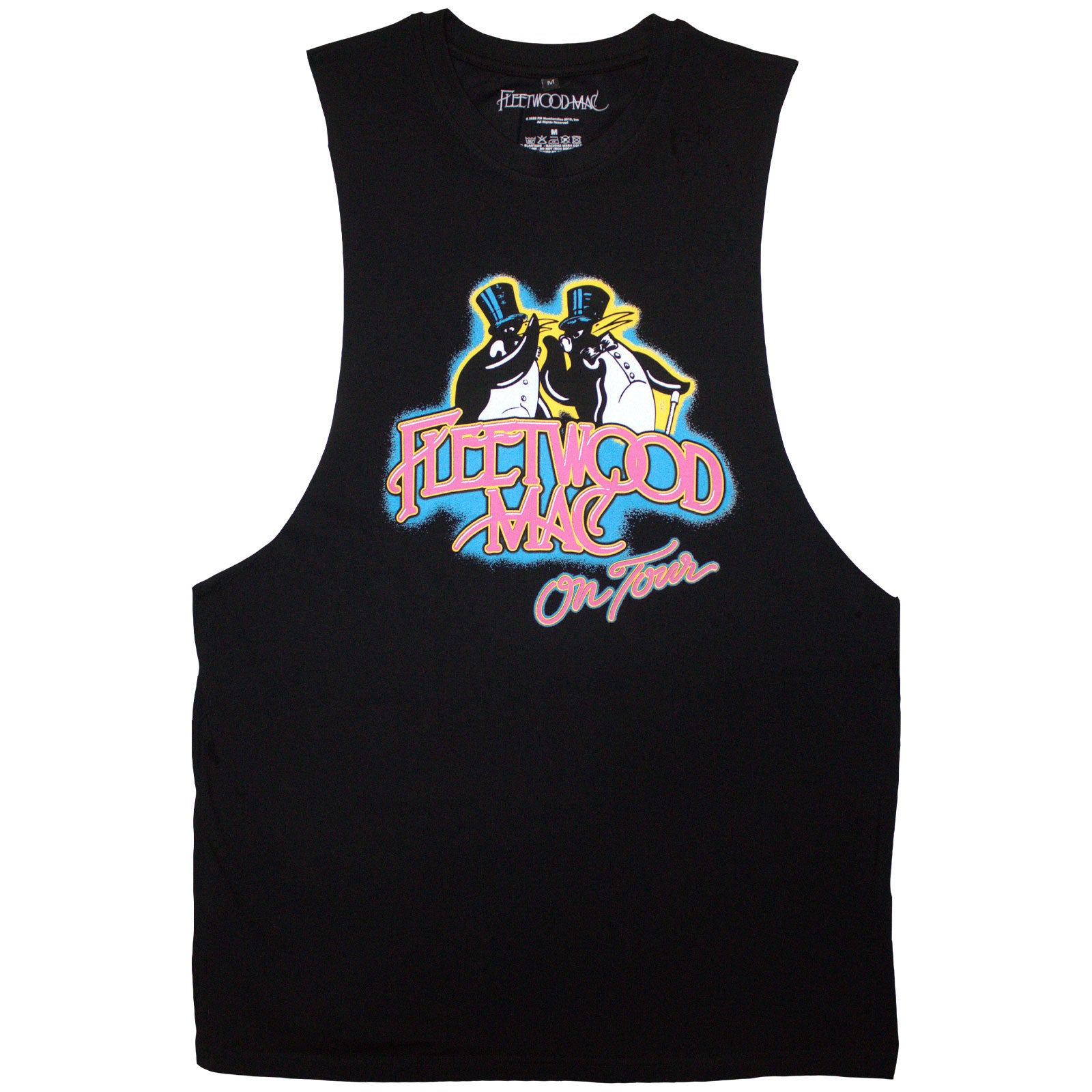 Fleetwood Mac Unisex Vest T-Shirt: On Tour (Black)
