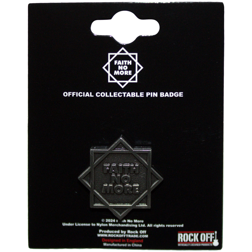 Faith No More Pin Badge: Star Logo