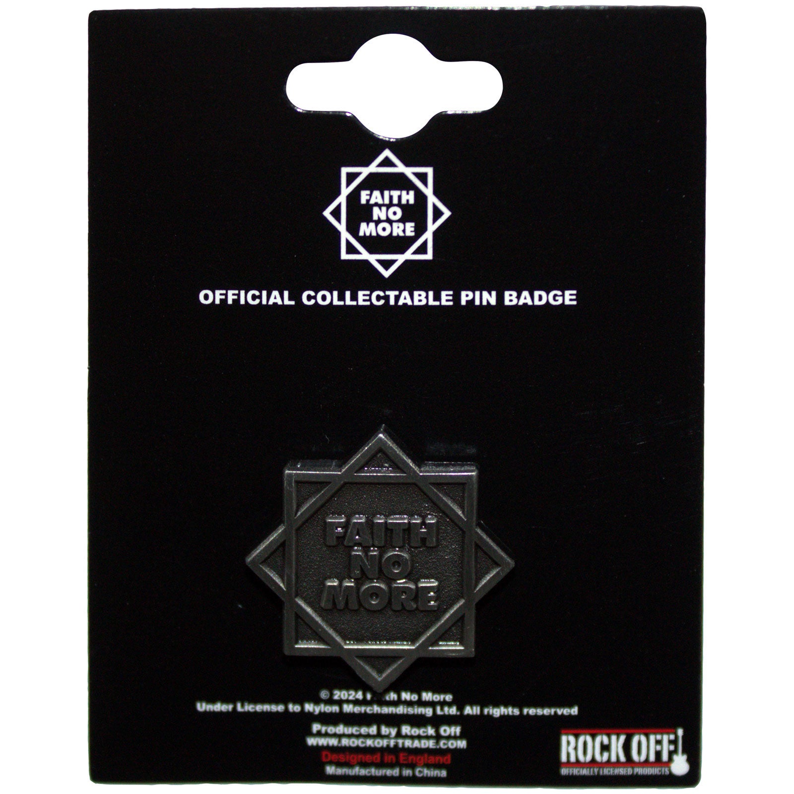 Faith No More Pin Badge: Star Logo