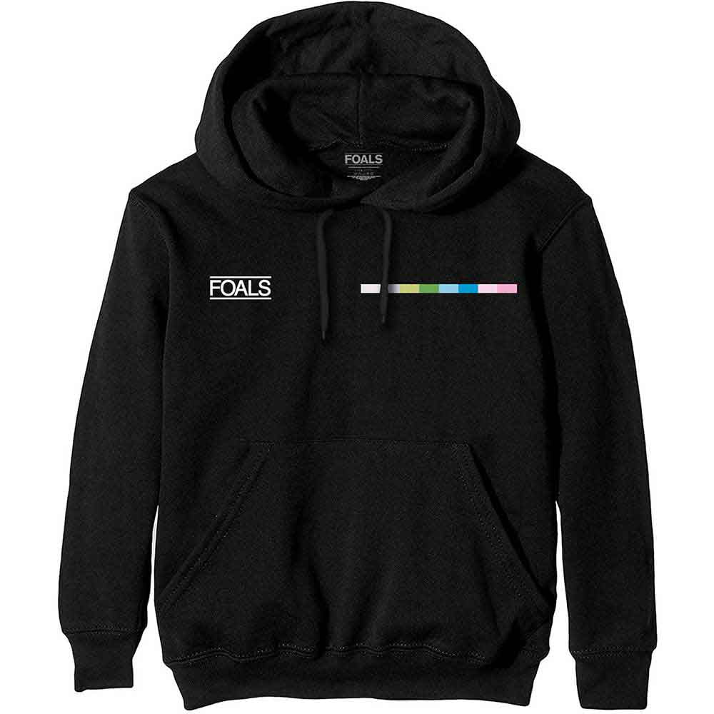 Foals Unisex Pullover Hoodie: Life Is Yours Text (Black) (Back Print)