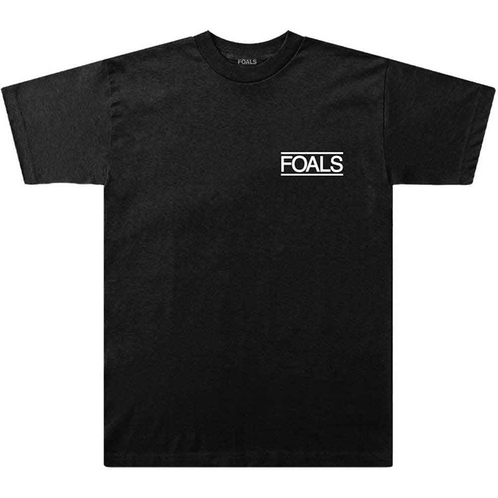 Foals Unisex T-Shirt: Life Is Yours Text (Black) (Back Print)