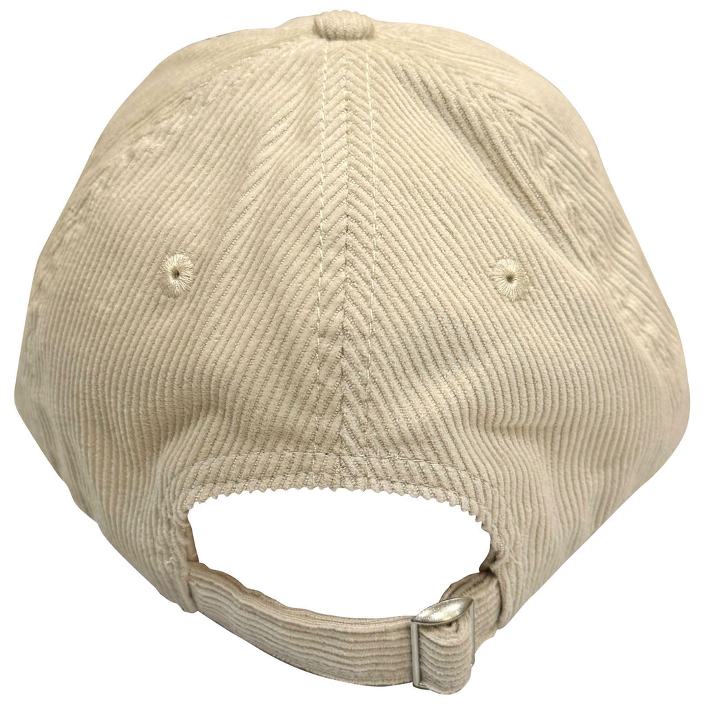 Foo Fighters Unisex Baseball Cap: TCATS Logo Ribbon Corduroy (Natural)