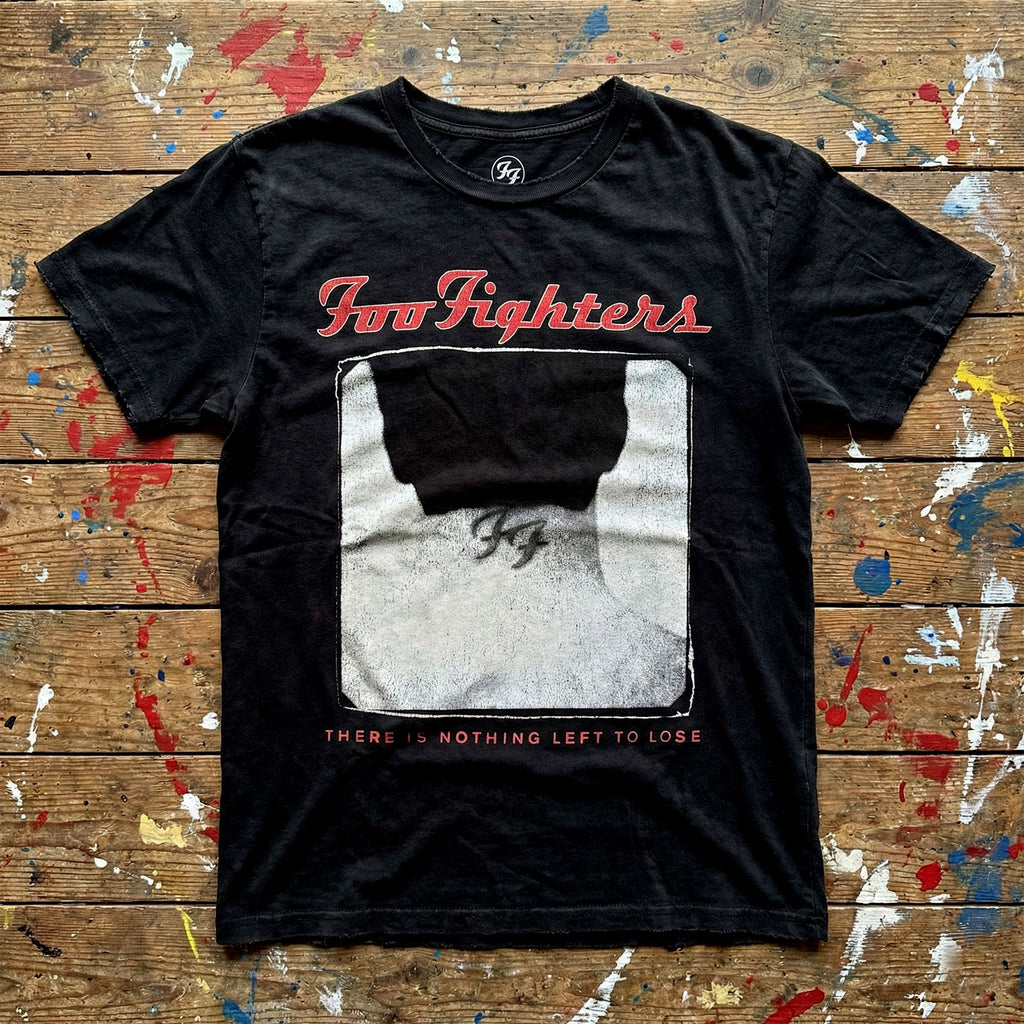 Foo Fighters Unisex Premium Carbon T-Shirt: Nothing Left To Lose Tour (Black) (Back Print)