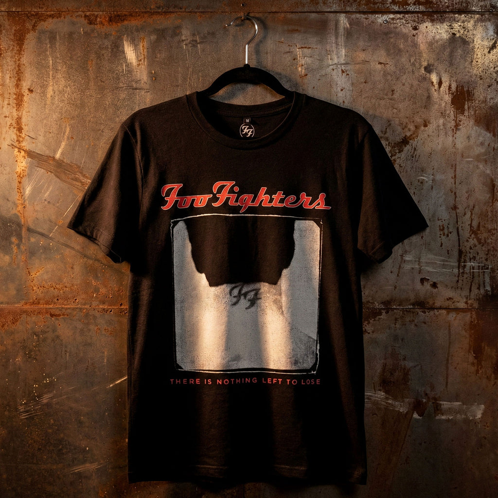 Foo Fighters Unisex Premium Carbon T-Shirt: Nothing Left To Lose Tour (Black) (Back Print)