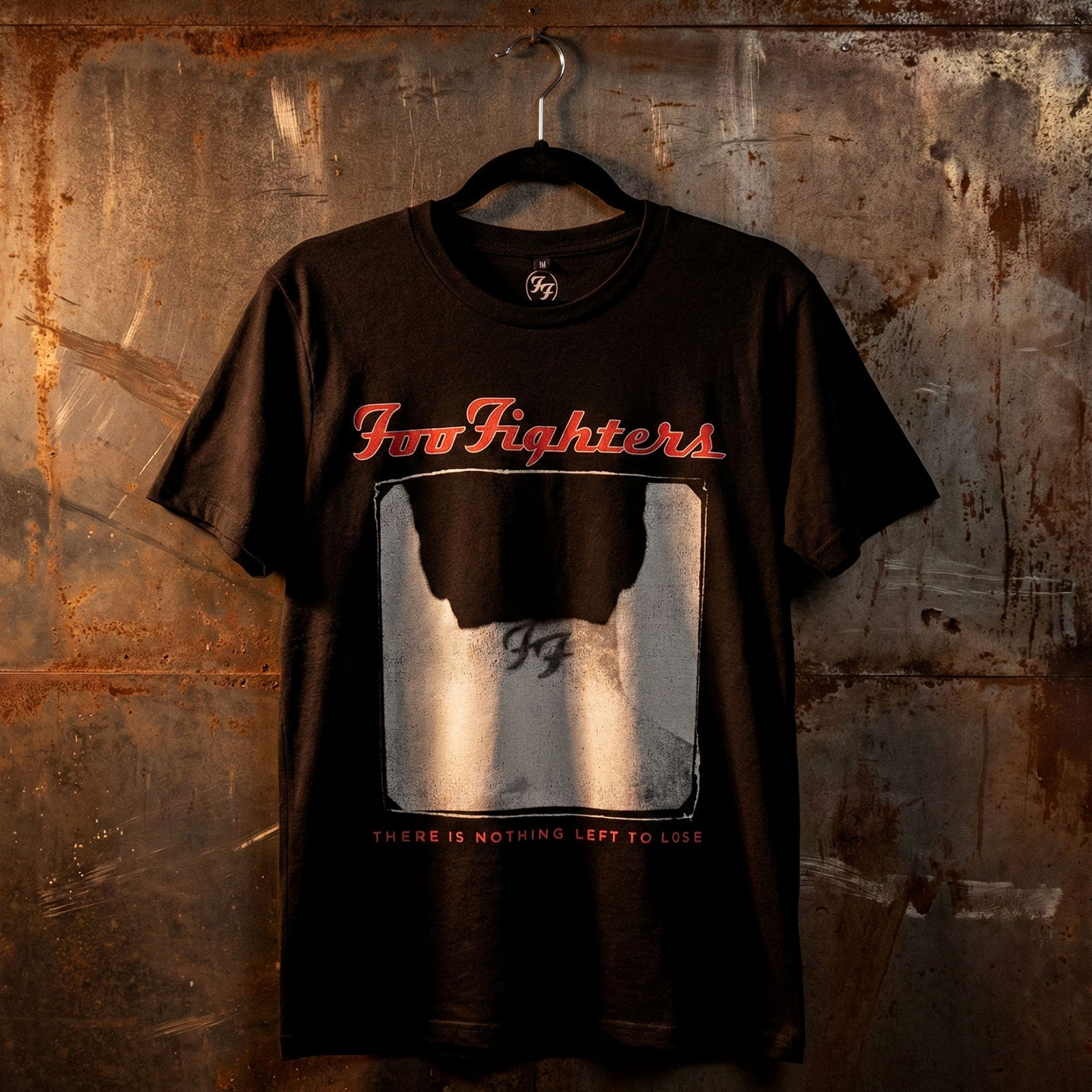 Foo Fighters Unisex Premium Carbon T-Shirt: Nothing Left To Lose Tour (Black) (Back Print)