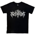 Foo Fighters Unisex Premium Carbon T-Shirt: Metal Logo (Black)