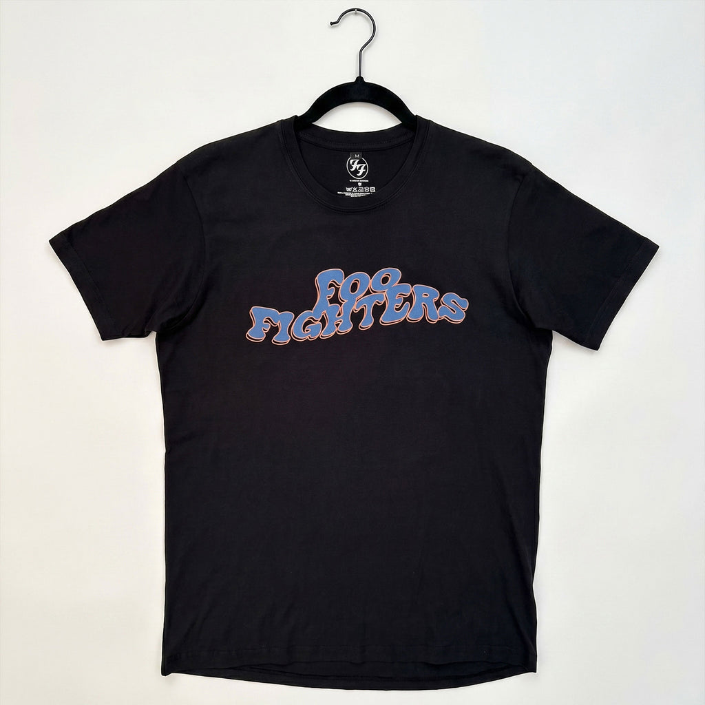 Foo Fighters Unisex Premium Carbon T-Shirt: Space Butterflies (Black) (Back Print)