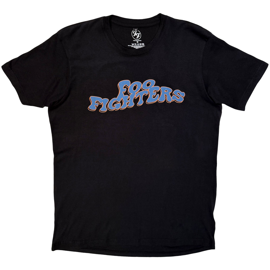 Foo Fighters Unisex Premium Carbon T-Shirt: Space Butterflies (Black) (Back Print)