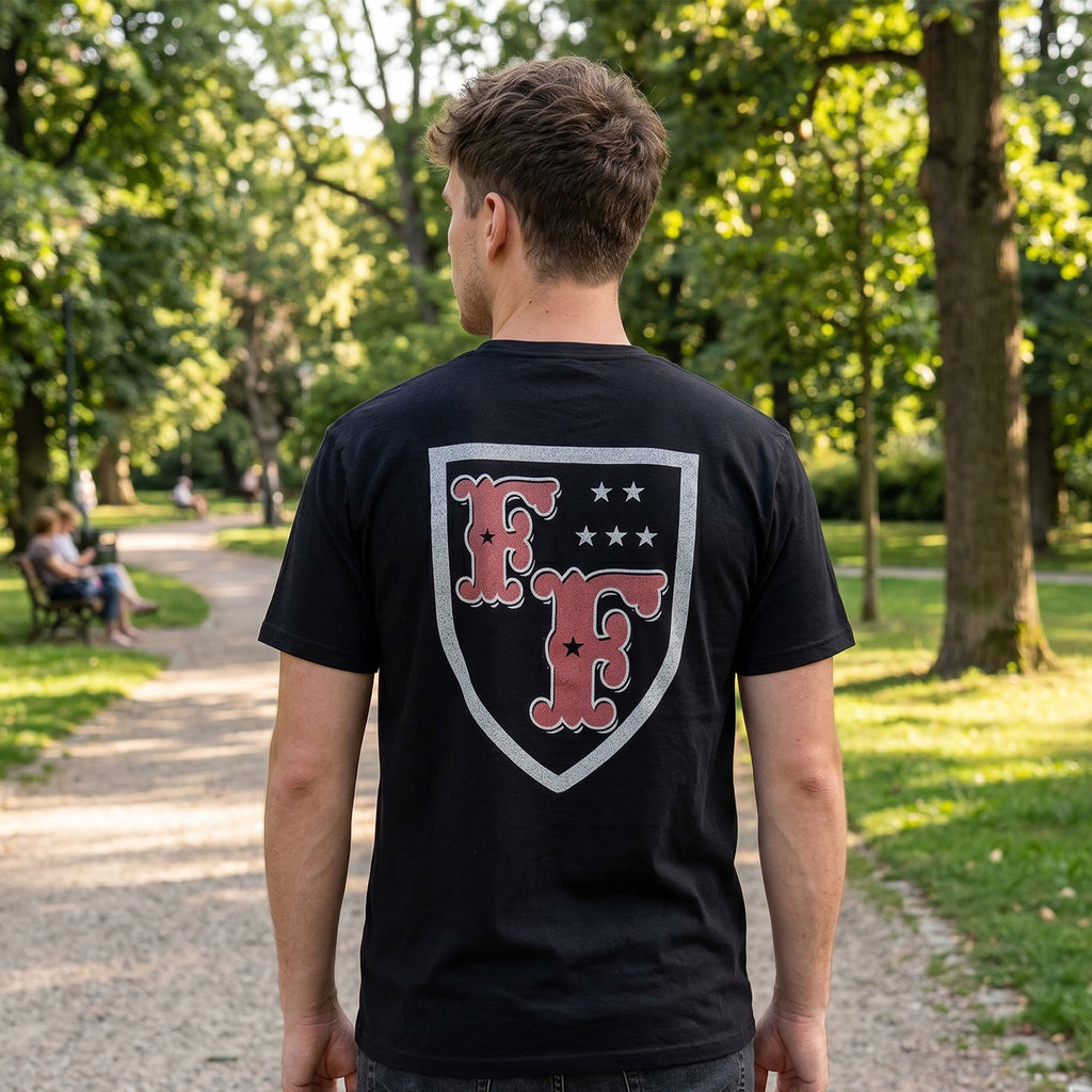 Foo Fighters Unisex Premium Carbon T-Shirt: In Your Honour (Black) (Back Print)