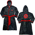 Foo Fighters Unisex Bathrobe: FF Logo (Black) (Back Print)