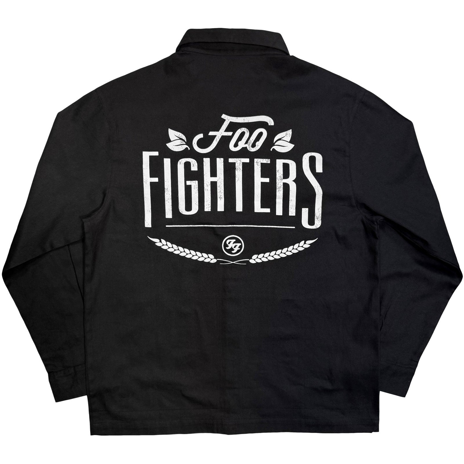 Foo Fighters Unisex Casual Shirt: Text Logo (Black)