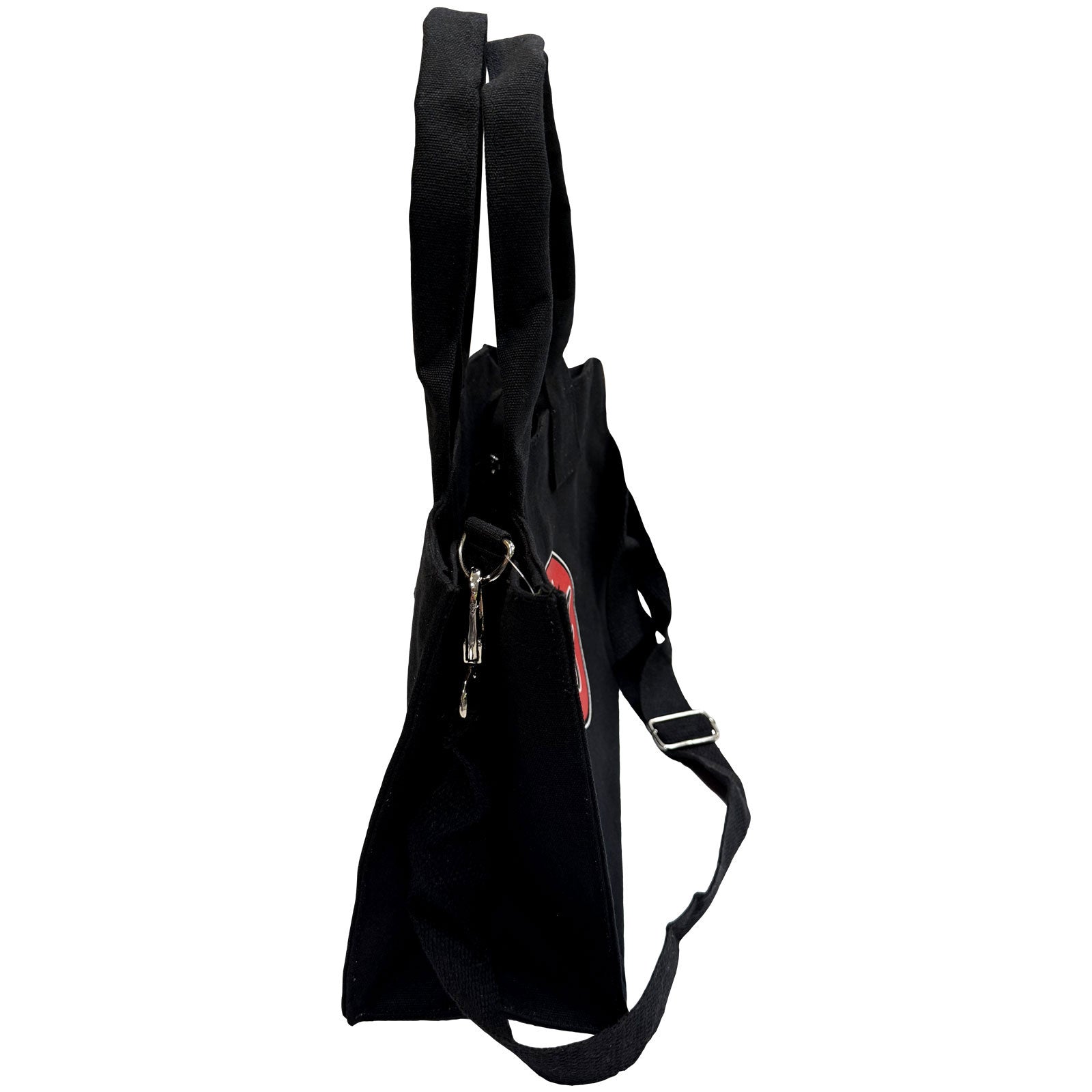 Foo Fighters Cotton Tote Bag: FF Logo (Black) (Back Print)