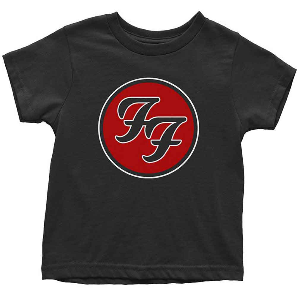 Foo Fighters Kids Toddler T-Shirt: FF Logo (Black)
