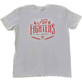 Foo Fighters Unisex T-Shirt: 100% Organic Version 2 (White) (Ex-Tour)