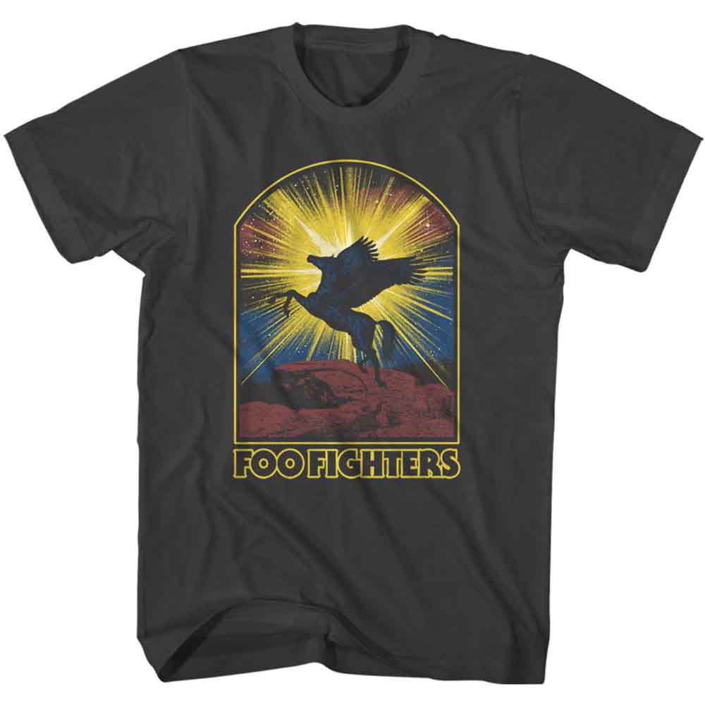 Foo Fighters Unisex T-Shirt: Pegasus (Black)