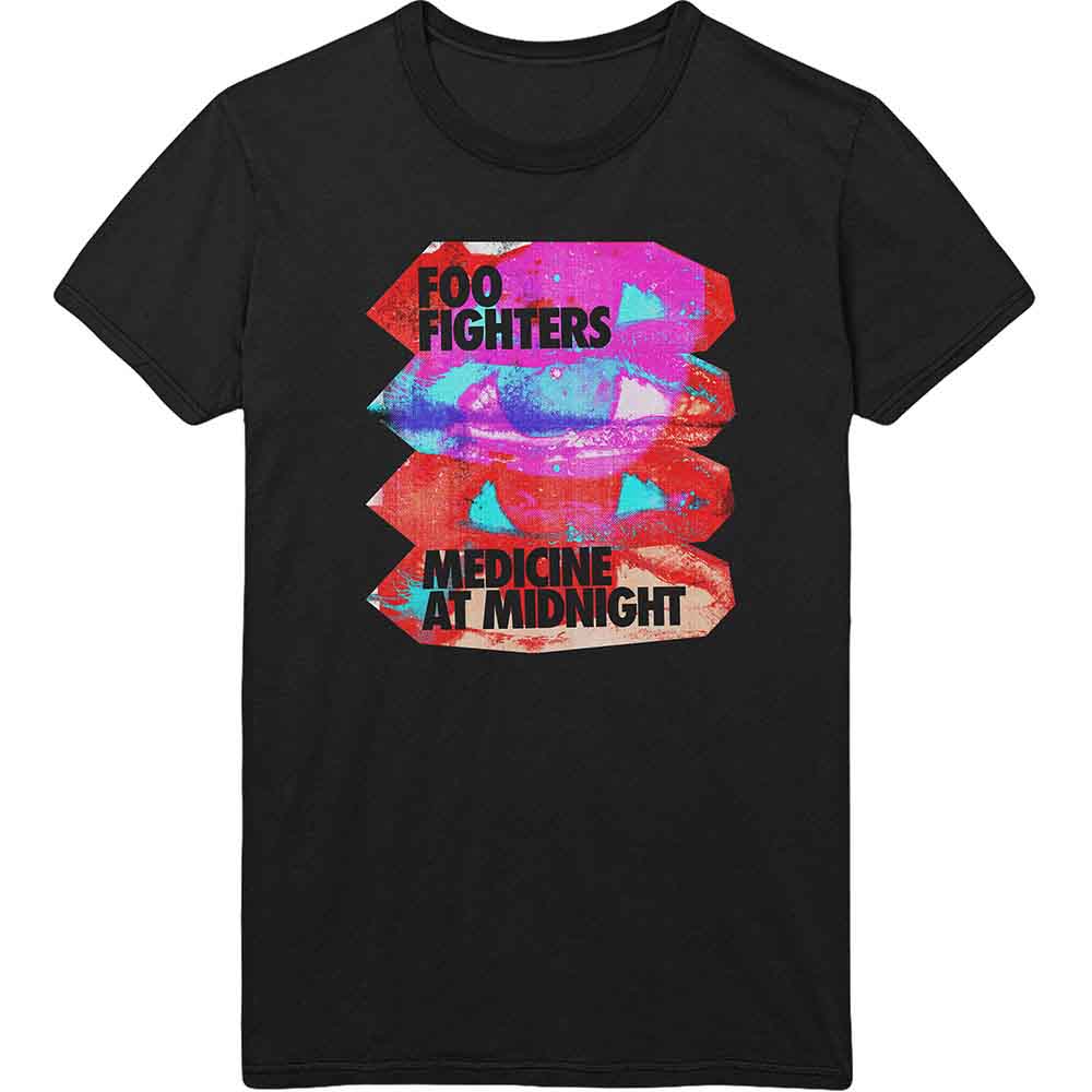 Foo Fighters Unisex T-Shirt: Medicine At Midnight (Black)