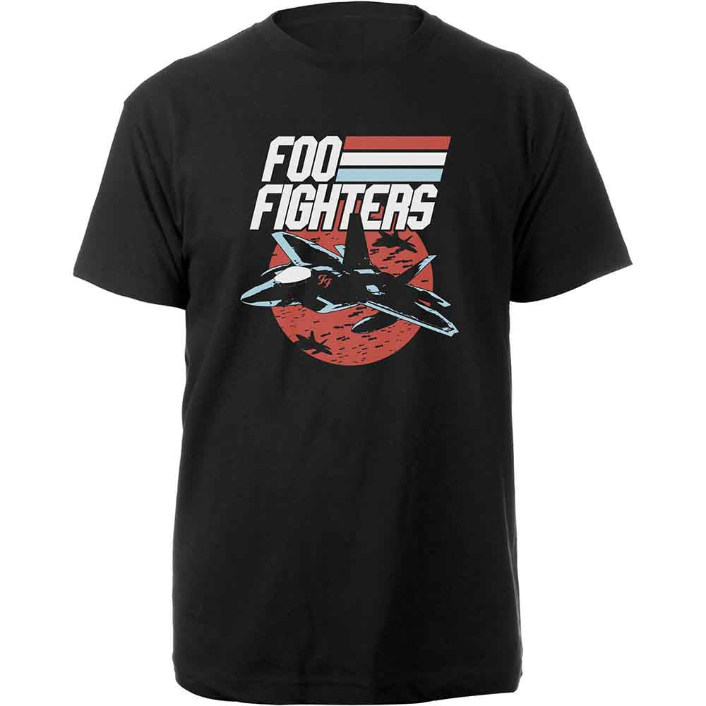 Foo Fighters Unisex T-Shirt: Jets (Black)