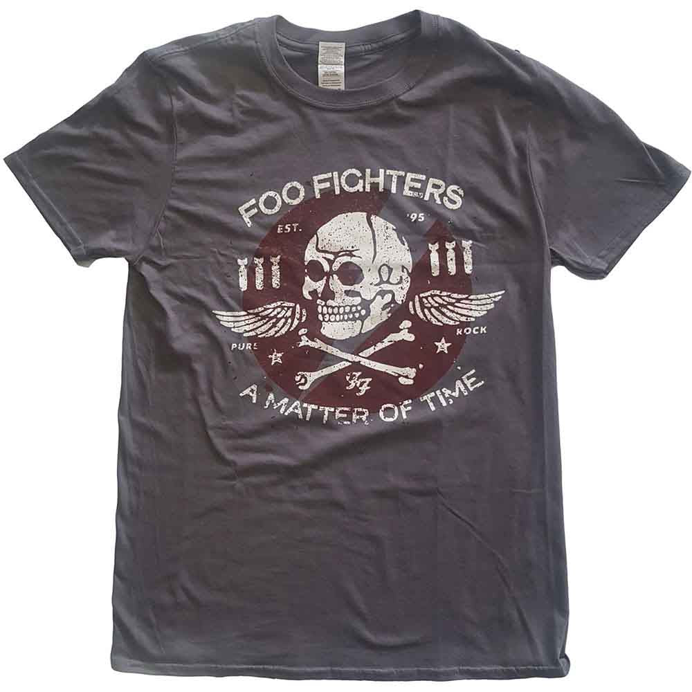 Foo Fighters Unisex T-Shirt: Matter of Time (Charcoal Grey)
