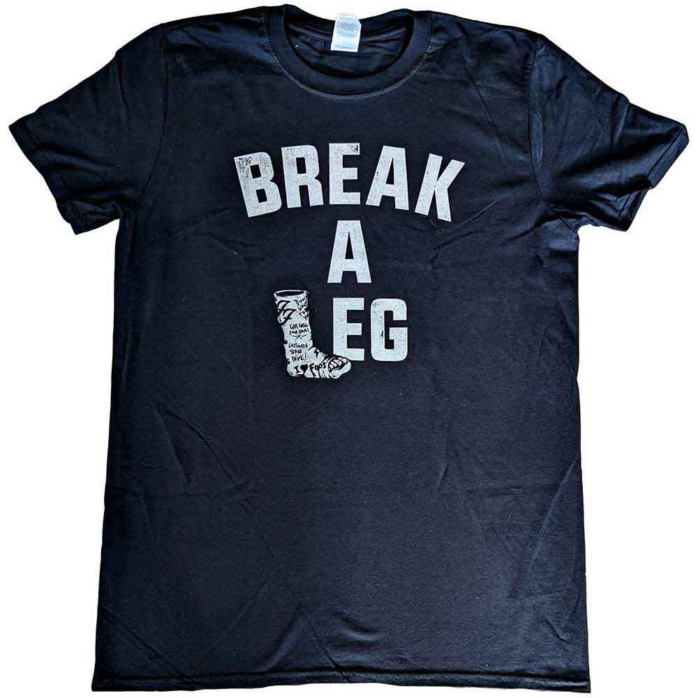 Foo Fighters Unisex T-Shirt: Break A Leg (Black) (Back Print & Ex-Tour)