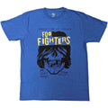 Foo Fighters Unisex T-Shirt: Roxy Flyer (Blue)