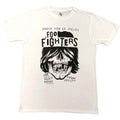 Foo Fighters Unisex T-Shirt: Roxy Flyer (White)