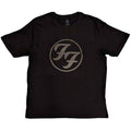 Foo Fighters Unisex T-Shirt: FF Logo (Black) (Hi-Build)
