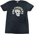 Foo Fighters Unisex T-Shirt: Skull Cocktail (Heather) (Ex-Tour)