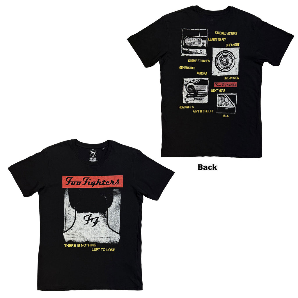 Foo Fighters Unisex T-Shirt: Nothing Left To Lose (Black) (Back Print)