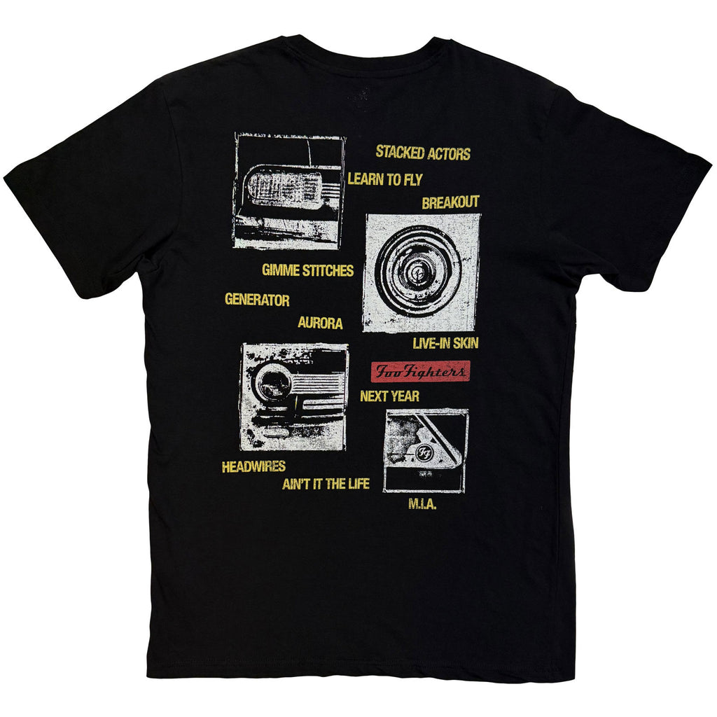 Foo Fighters Unisex T-Shirt: Nothing Left To Lose (Black) (Back Print)