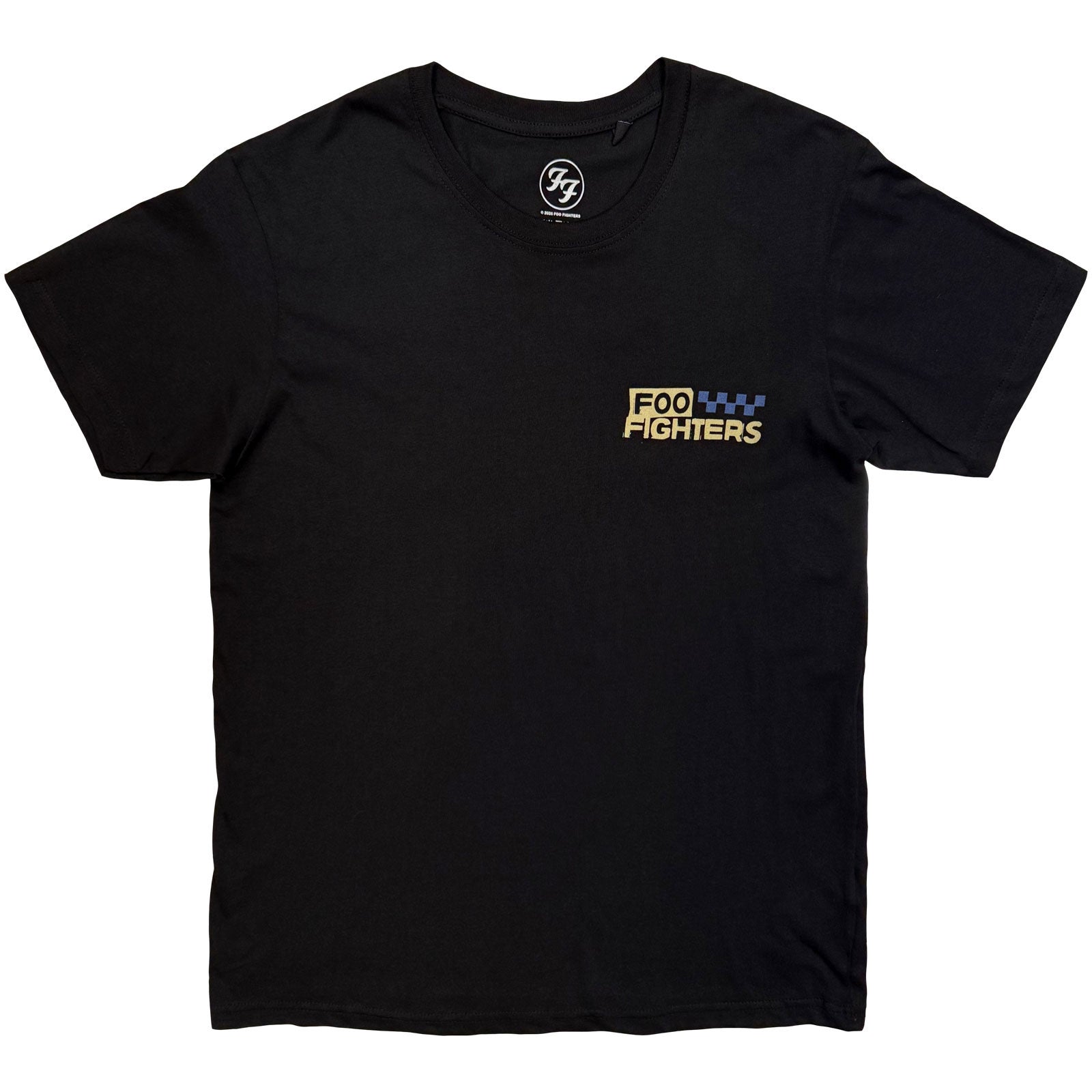 Foo Fighters Unisex T-Shirt: Snake (Black) (Back Print)