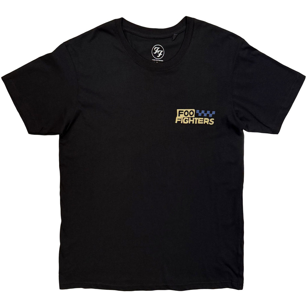 Foo Fighters Unisex T-Shirt: Snake (Black) (Back Print)