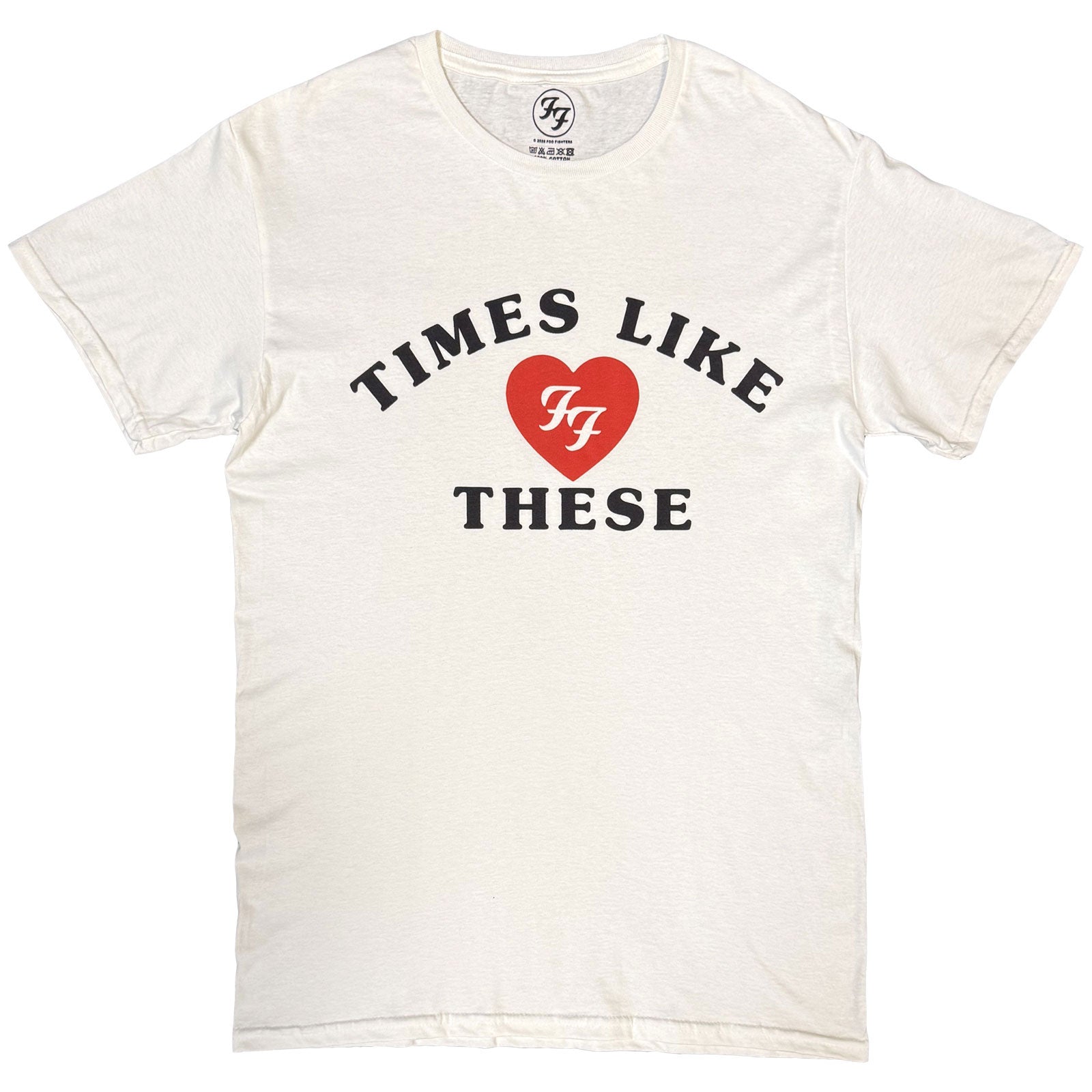 Foo Fighters Unisex T-Shirt: Times Like These (White)