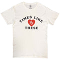 Foo Fighters Unisex T-Shirt: Times Like These (White)