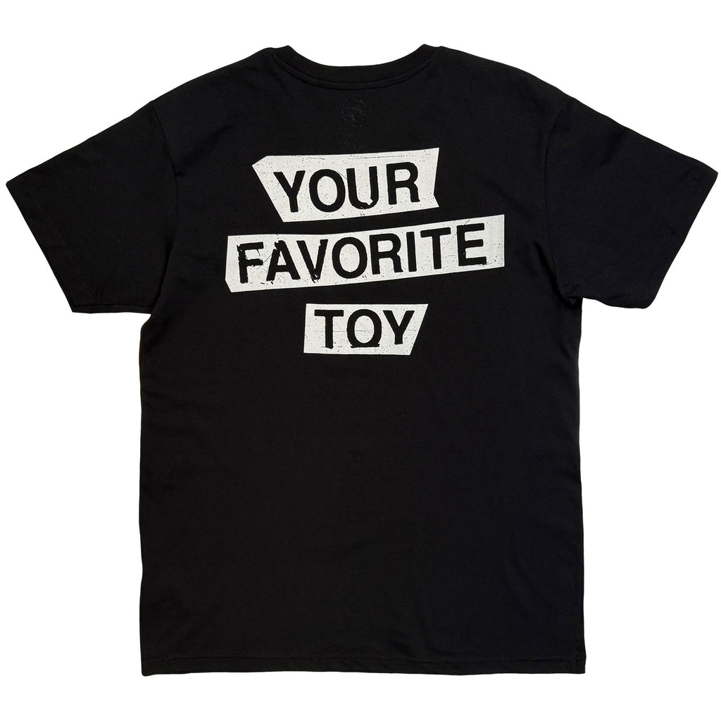 Foo Fighters Unisex T-Shirt: Your Favourite Toy (Black) (Back Print)