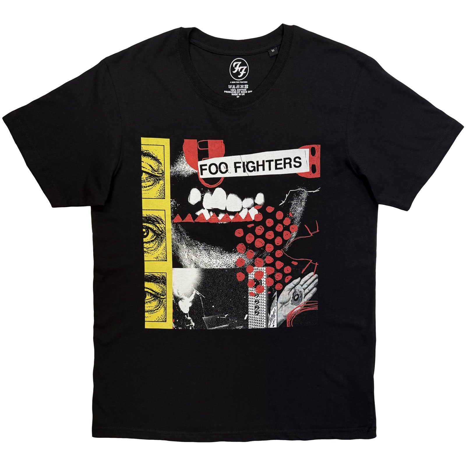 Foo Fighters Unisex T-Shirt: Your Favourite Toy Album Tracklist (Black) (Back Print)