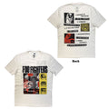 Foo Fighters Unisex T-Shirt: Your Favourite Toy Tracklist (White) (Back Print)