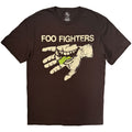 Foo Fighters Unisex T-Shirt: Hand Teeth (Brown)