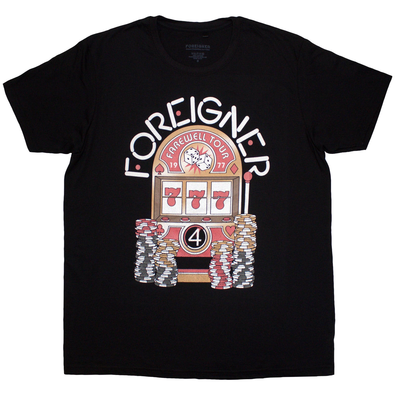 Foreigner Unisex T-Shirt: Farewell Tour (Black)