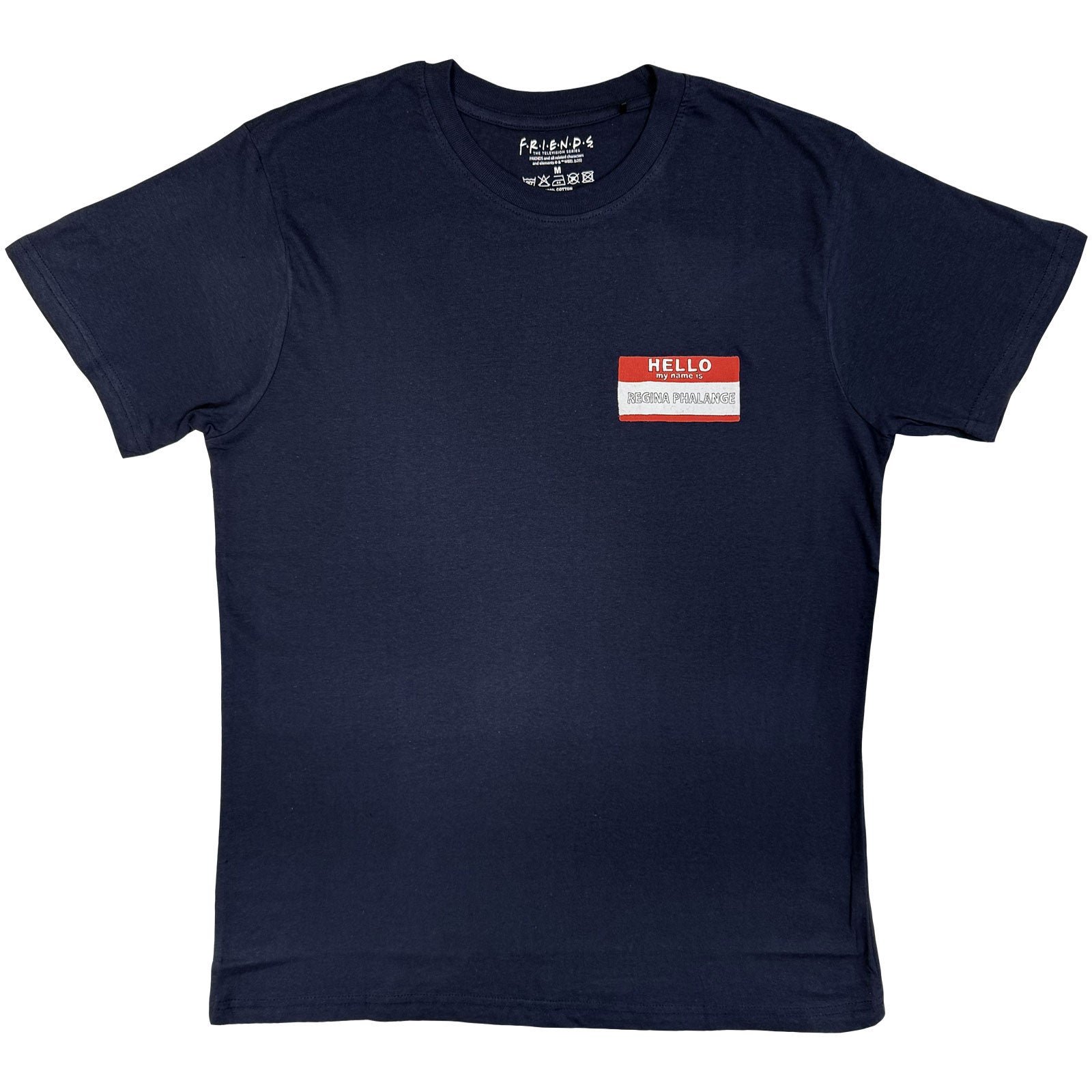 Friends Unisex T-Shirt: Regina Hello (Navy Blue)
