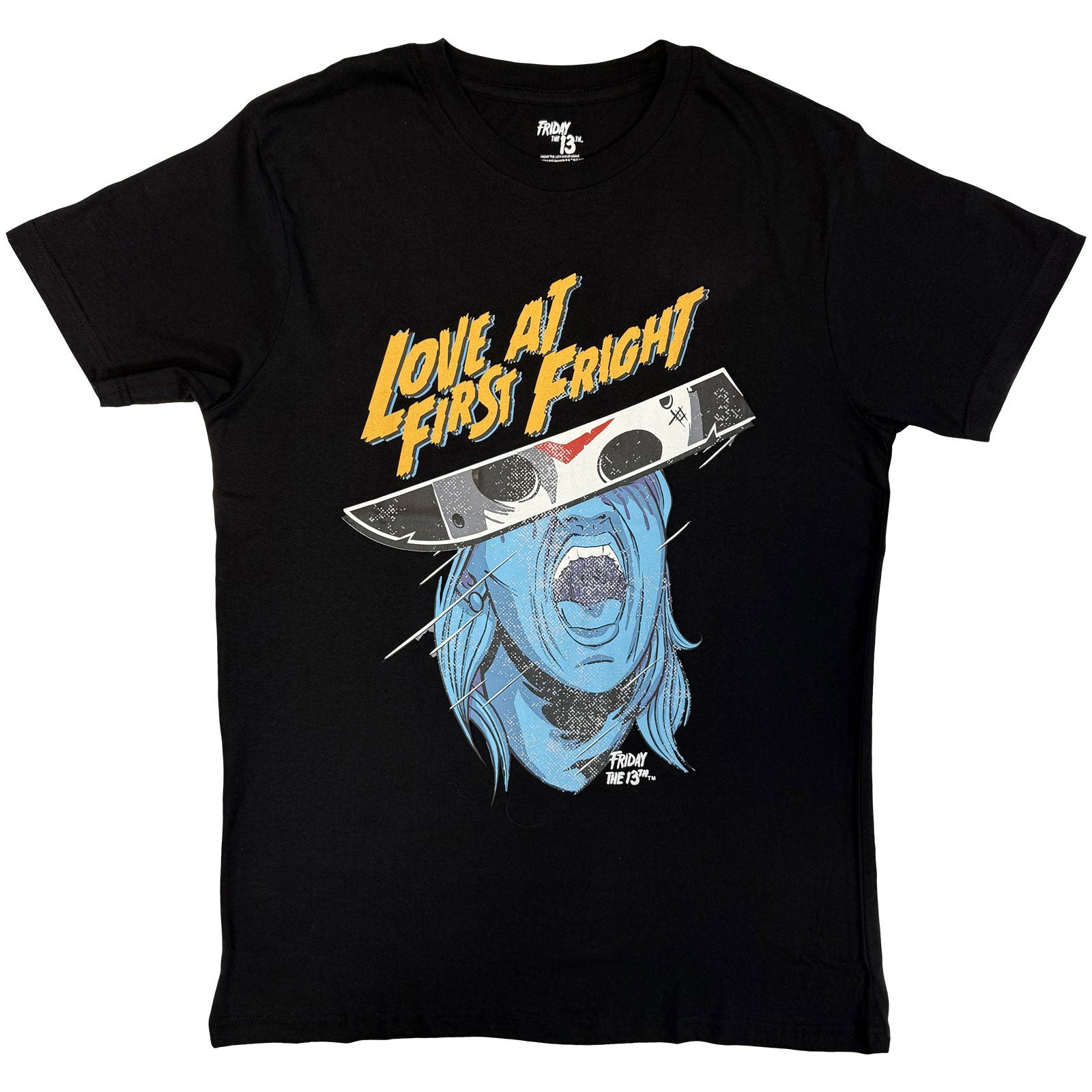 Friday the 13th Unisex T-Shirt: Love At First Fright (Black)