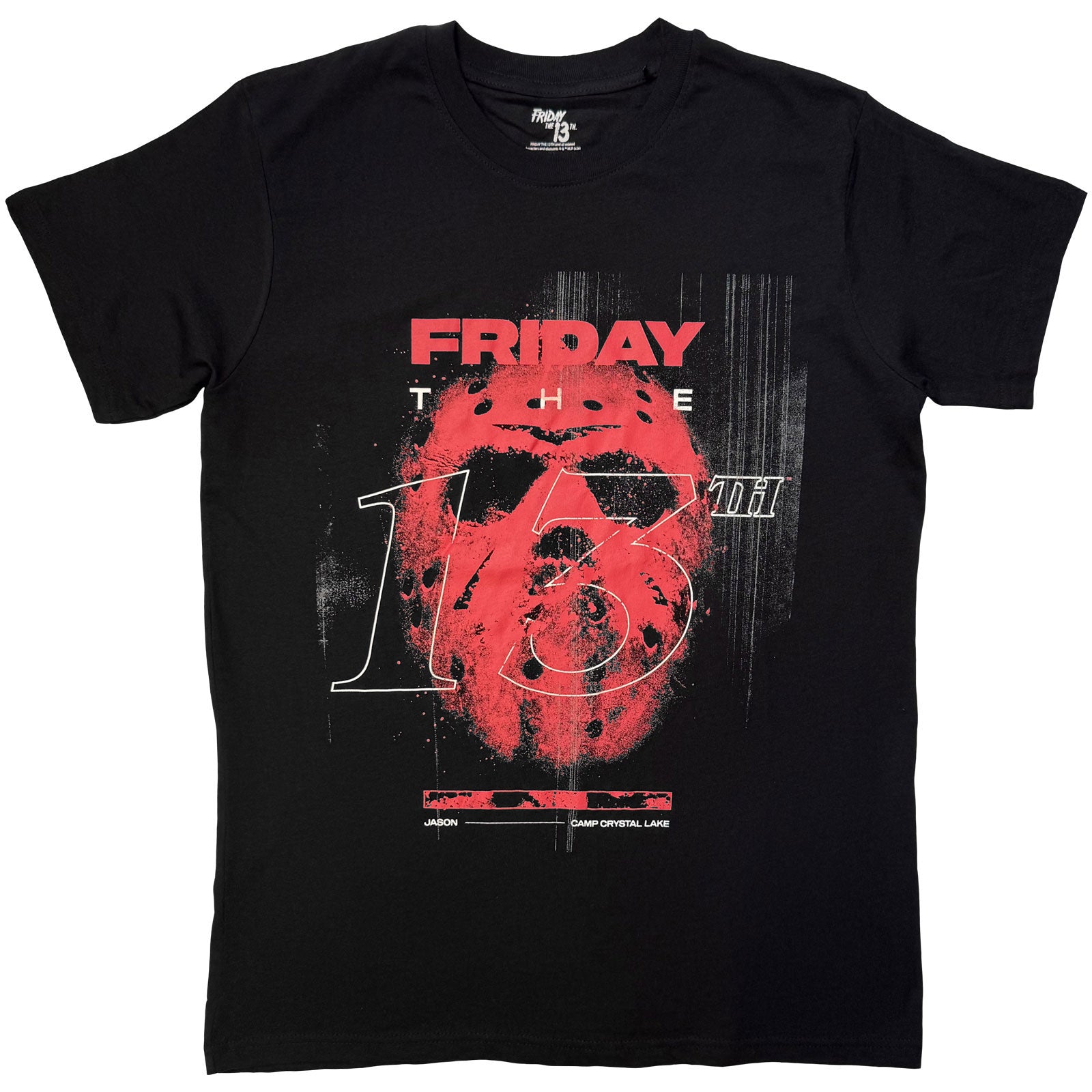 Friday the 13th Unisex T-Shirt: Camp Crystal Lake (Black)