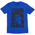 Frank Sinatra Unisex T-Shirt: Montage Photos (Blue)