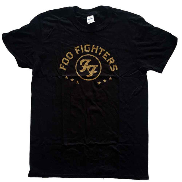 Foo Fighters Unisex T-Shirt: Arched Stars (Black)