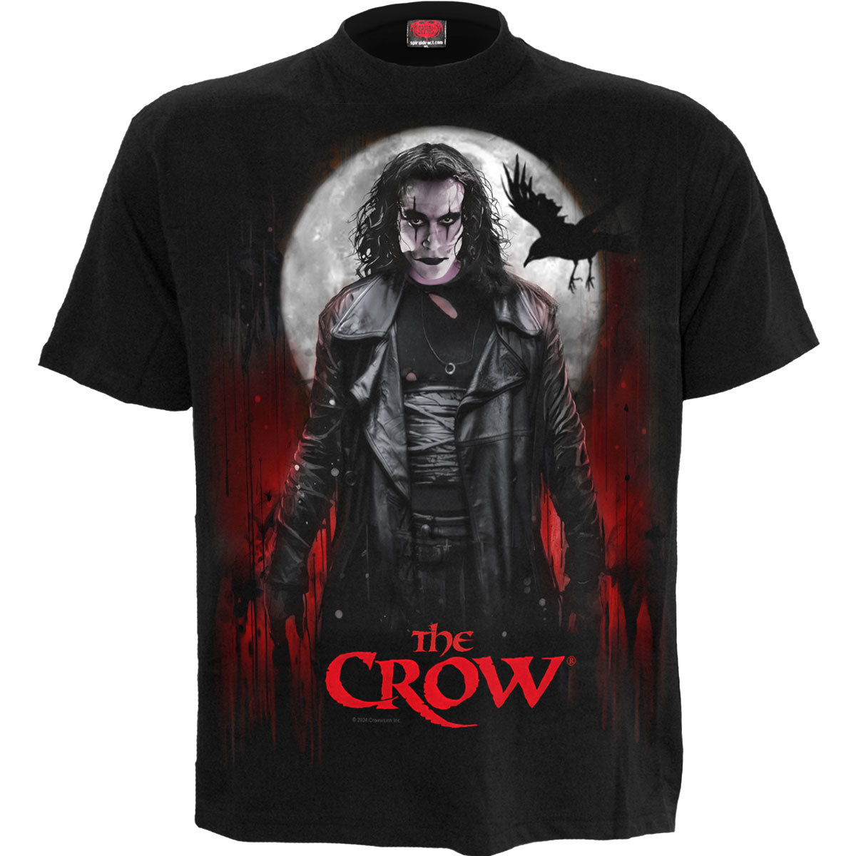 The Crow Unisex T-Shirt: Blood Moon (Black)