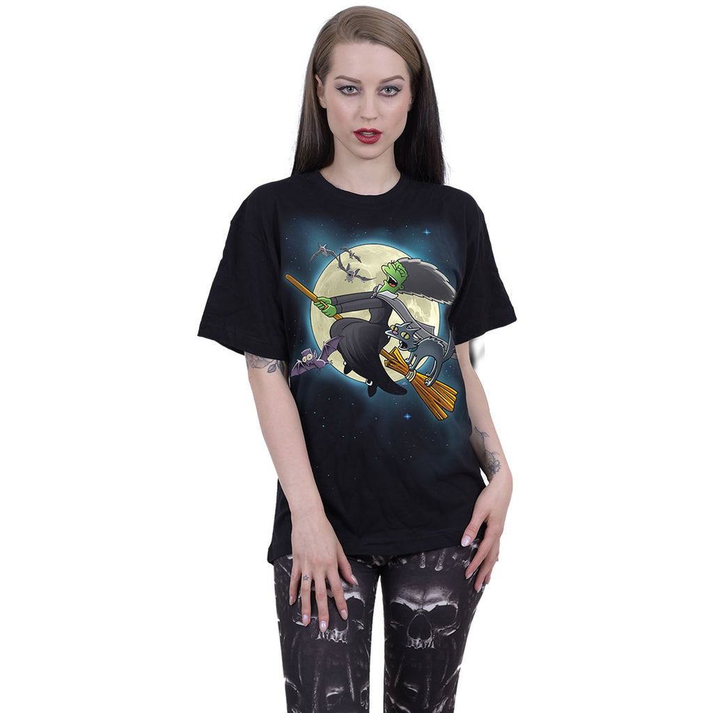 The Simpsons Unisex T-Shirt: Marge Witch (Black)